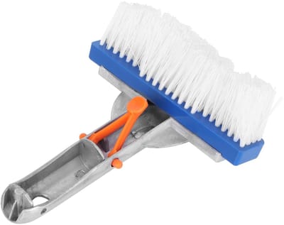 Allecto - Zwembadborstel - Nylon en Aluminium - Voor grondige reiniging - Slijtvaste zwembadmuurborstel - Geschikt voor tegels en muren