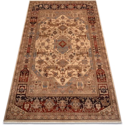 Kleden Rugsx Wollen tapijt KESHAN oosters 1255/53525 beige / 200x290 cm
