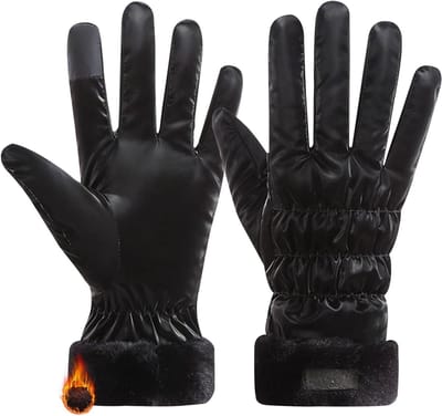 Dames Winterhandschoenen voor Fietsen met Touchscreen, Warm en Waterdicht voor Skiën en Autorijden
