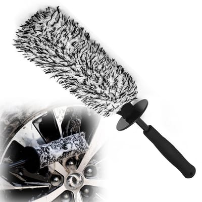 Dailygoods - Pluche Microvezel Autovelgenborstel voor Zachte Reinigen