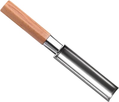 Gehaktballen Schep - Köttbullar Maker Kotelet Vormer - Portioneren van Vlees - Roestvrij Staal - 3.7 x 26.5 cm - Zilverkleurig