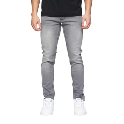 Crosshatch Heren Buraca Slim Jeans (Grijs wasgoed)