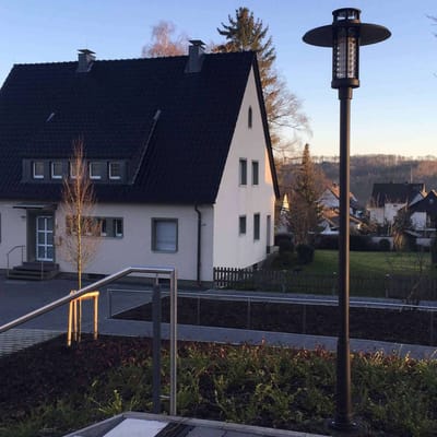 Albert Leuchten LED lantaarnpaal 861 met kegelrooster