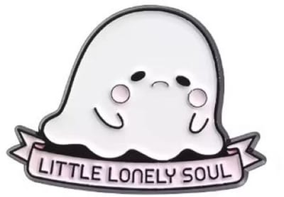 Pin Broche - enamel pin - kledingspeld - Lonely soul spook