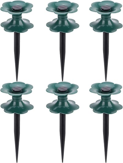 Slanggeleider - Hose Guide - Planten Beschermen - Pulley Structuur - 6 Stuks 24 cm - Groen