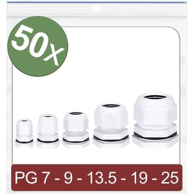 Quadrios 24CA413 Wartel Polyamide Wit 50 stuk(s)
