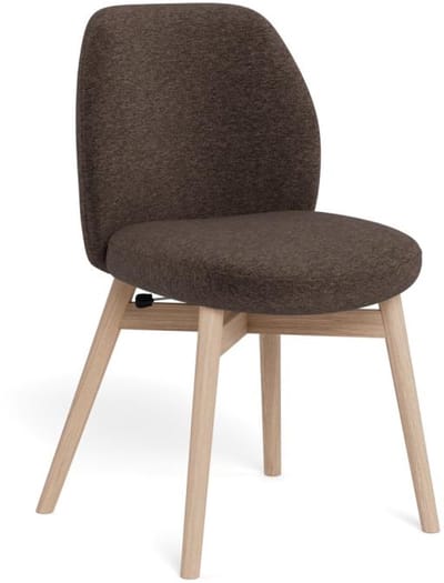 Eetkamerstoel Oswin Apia Bruin Set van 2 - Giga Living