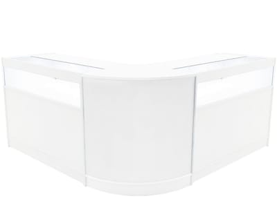 Iris led winkel toonbank set - wit - cm60 & 2xb1200 - 3-delige bundel