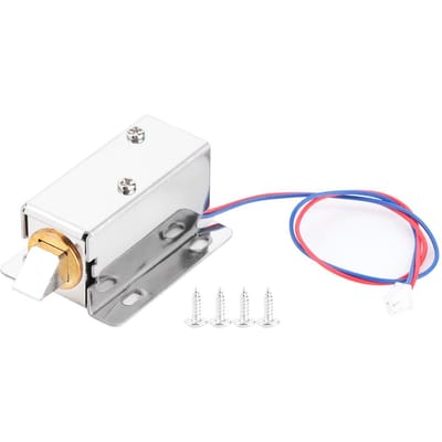 DC 12V Miniatuur Elektromagnetisch Slot Elektrisch Bedieningsslot voor Kast Lade Doos white