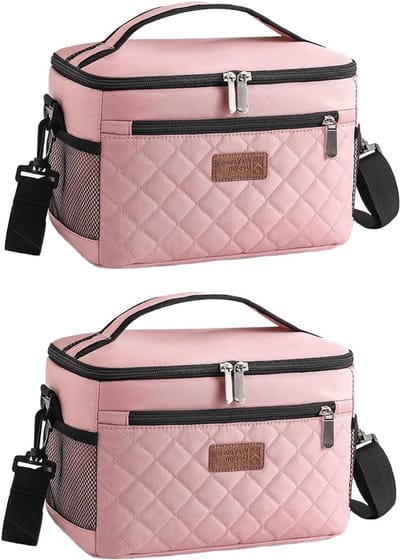 Koeltassen Set - Lunchboxen Picknicktas - Eten Vers Houden - Gevuld Met Epe Schuim - 7 Liter - A