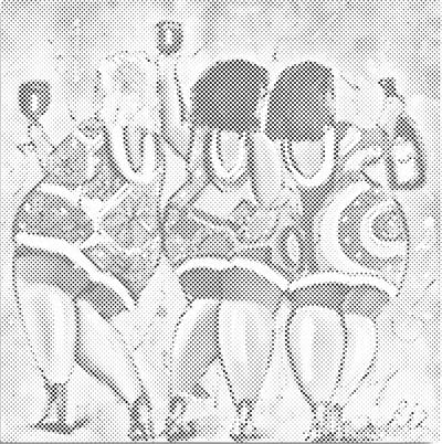 Dikke Dames Aan De Wijn | Dot painting | 50x50cm  Meest gekozen | Dot painting | Oh My Dotz | Dots stippen | Diamond painting & Schilderen op nummer alternatief | Happy hobby