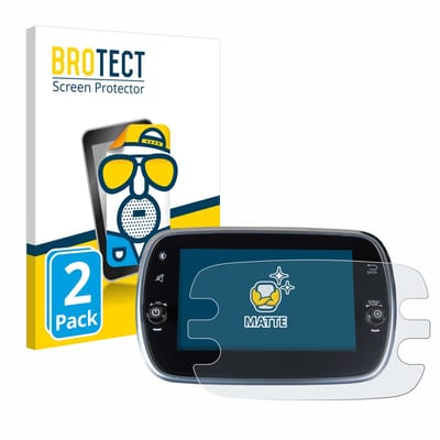 BROTECT - Screenprotector voor Fiat 500X 2016-2019 Uconnet 7" - Folie Beschermfolie matte 2 Stuks