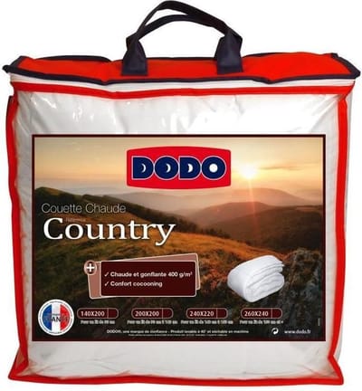 Dekbed DODO DODOCOUNTRY22 Wit 400 g /m² 220 x 240 cm
