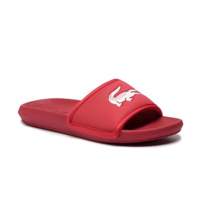 Lacoste Croco SLide 119 3 CMA Heren Rood Sliders