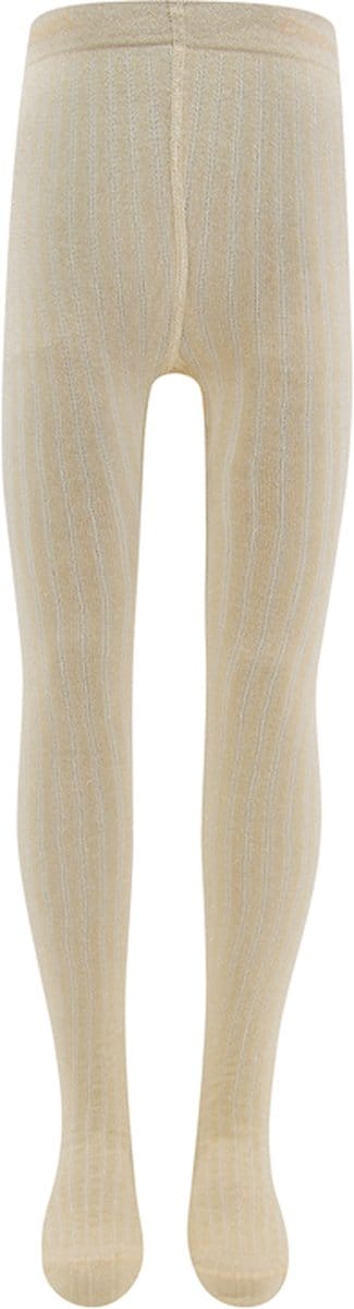 Ewers Maillot Kindermaat - Fijne Rib en Goudkleurig Metaaldraad LUREX - Ivoorkleur/Ecru-92/98