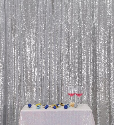Dailygoods - 120x275cm Pailletten Achtergrond Stof voor Bruiloften en Feesten