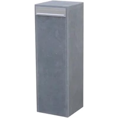 Staande Brievenbus Cordoba - Natuursteen - Belgische Blauwe Hardsteen - 37x102x37cm