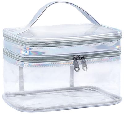 EXCITAT Toilettas - Make-uptas - Reismake-uptas - Cosmetische organizer - Dubbele laag - Eén stuk
