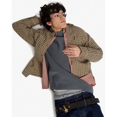 Superdry Bench Boxy Katoenen Overshirt Beige Grootte: Xxl