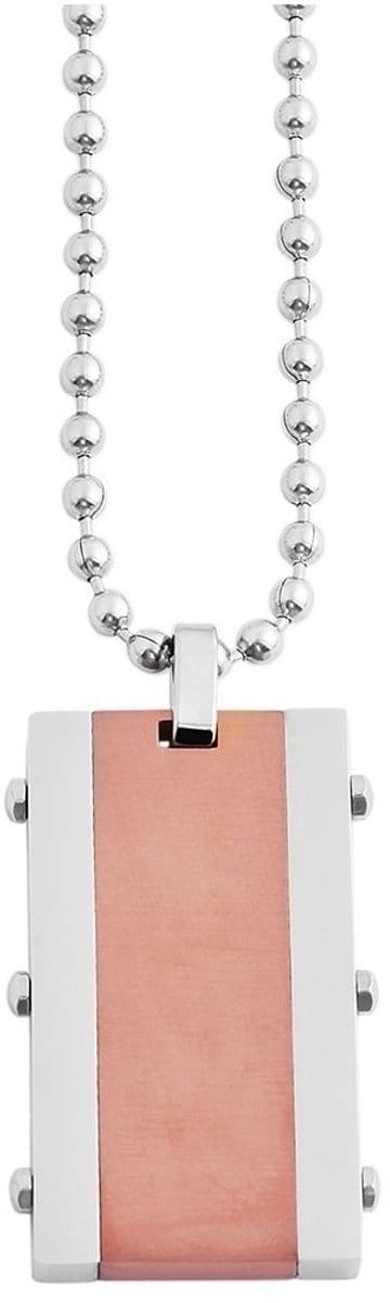 AKZENT Akzent unisex ketting met hanger Peyo, zilverkleurig, duurzaam