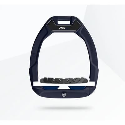 Veiligheidssporen Paardrijden Ingelijnd Ultra Grip Groen/Wit/Marine Flex-On Safe-On