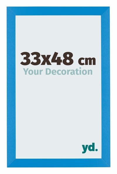 Your Decoration - Puzzellijst 33x48 cm - Helder Blauw - Puzzellijst 500-1000 stukjes - MDF Fotolijst - Mura