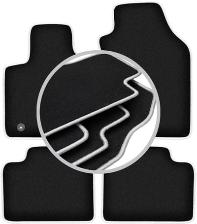 CARLUX-SILVER automatten voor: Lancia Ypsilon III hatchback (2011-)