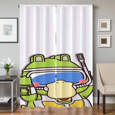 Huisinterieur Keukengordijnen voor Woonkamer 2 Stuks Verduisterende Gordijnen Deurgordijn P-psyduck Slaapkamerdecoratie Afscheiding W50xH70cmx2pcs-CL white