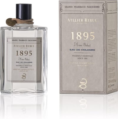 Atelier Rebul 1895 - Eau de Cologne (250ml) - Frisse & Houtige Geur - Desinfecterend - Antibacterieel - Unisex voor Man & Vrouw