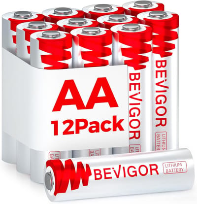 AA Batterijen - Wegwerp Cellen - Apparaten Voeden - Hoge Capaciteit - 12 Stuks - Zilver
