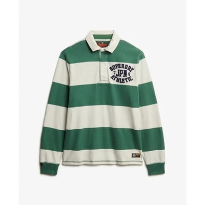 Superdry - Vintage Athletic rugbyshirt - Heren - Tops