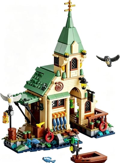Magische Bouwset - Kasteel Model - Huis Decoratie - Gedetailleerd Ontwerp - 618 Stuks - Multicolor