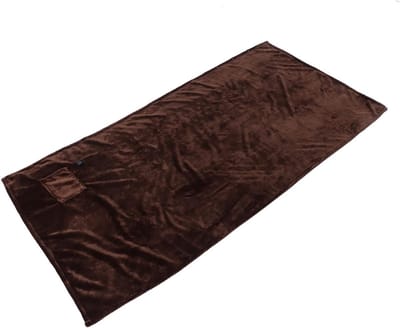 Elektrische deken - Verwarmde plaid - Warmte en comfort - Snelle verwarming - 160 x 80 cm - Koffie