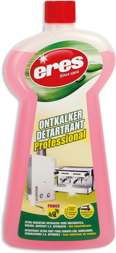 Eres – Professional ontkalker – Ontkalker koffiemachine - Ontkalker dolce gusto – Ontkalker senseo – Koffiemachine ontkalker – Ontkalker waterkoker – Ontkalker philips – met kleurindicator – metaalbeschermer – 750 ml