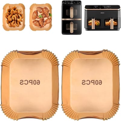 Bakken met Airfryer Bakpapier 8.5 L en 9 L, Ideaal voor Gezond Koken en Bakken, Accessoires voor Perfecte Resultaten