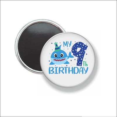 Button Met Magneet 58 MM - My 9th Birthday - NIET VOOR KLEDING