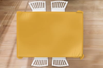 Tafelkleed - Tafellaken - 220x150 cm - Okergeel - Herfst - Interieur - Binnen en Buiten