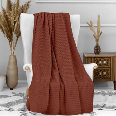 Famanu – Microvezel deken, 120 x 160 cm, extra zacht en onderhoudsvriendelijk, perfect voor cocooning