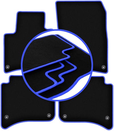 CARLUX-BLUE automatten voor: Porsche Cayenne II SUV (2010-)