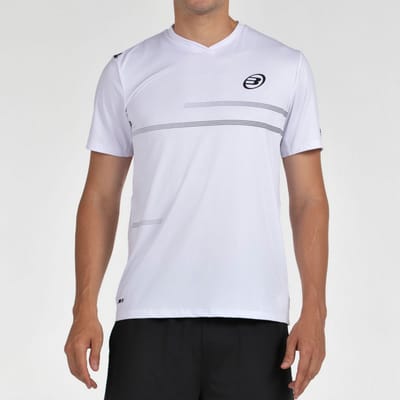 Bullpadel Montuno T-shirt Heren Wit – Padel Sportshirt