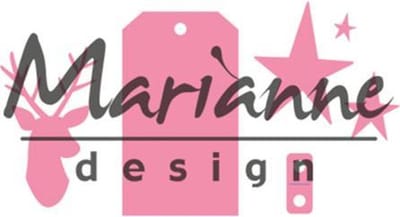 Marianne Design Collectable Giftwrapping - Karins deer. stars & tag COL1442