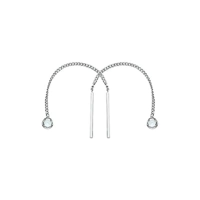 TFT Doortrekoorbellen Strass Zilver Gerhodineerd Glanzend