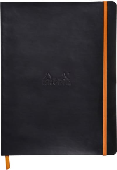 Rhodia 117502C schrijfblok & schrift 80 vel Zwart