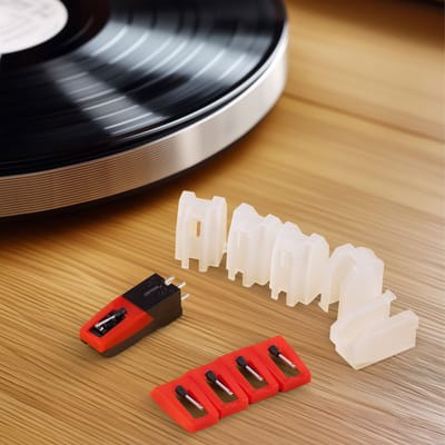 Navaris vervangende naald voor platenspeler - Universele stylus compatibel met de meeste platenspelers - Voor betere sound kwaliteit - Set van 5