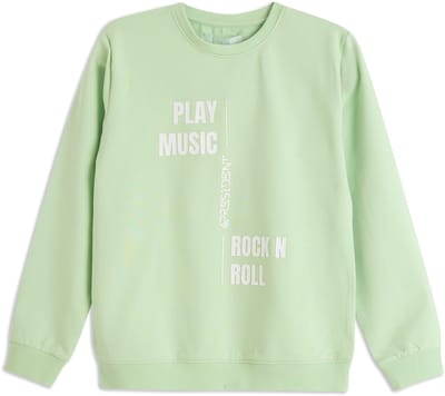 4PRESIDENT Sweater jongens - Pastel green - Maat 92 - Jongens trui