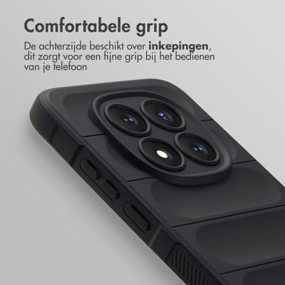 imoshion Hoesje - Geschikt voor Xiaomi Redmi Note 15 Pro (5G) - EasyGrip Backcover - Zwart