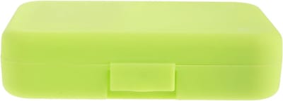 Gebitsbewaardoos met spiegel - Aligner houder - Dagelijkse mondzorg - Dubbele compartimenten - 113 x 78 cm - Groen