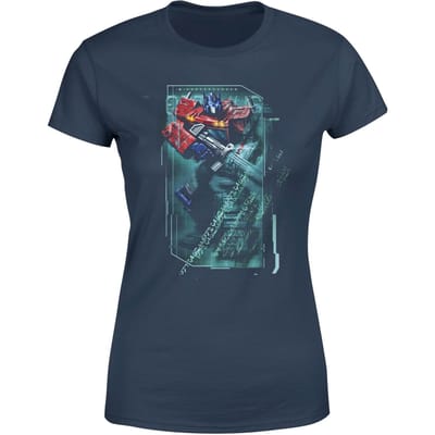 Transformers Optimus Prime Tech Women's T-Shirt - Blauw - XS