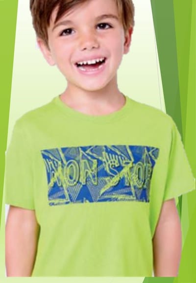 Leuk T-shirt met 3D letters