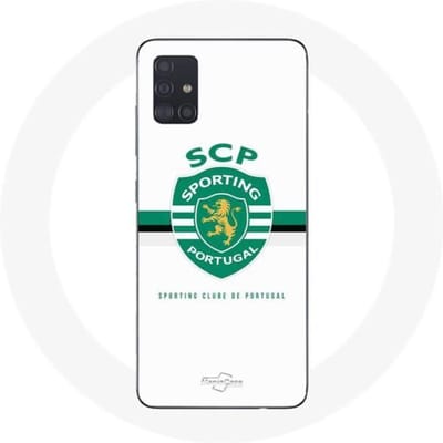 Coque - Maniacase - Samsung Galaxy A71 - Souple - Noir - Sporting Portugal noir